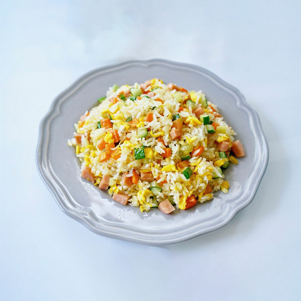 Vegetable fried rice served at Fat Boy Roasted Delights, a Chinese restaurant in Modesto.