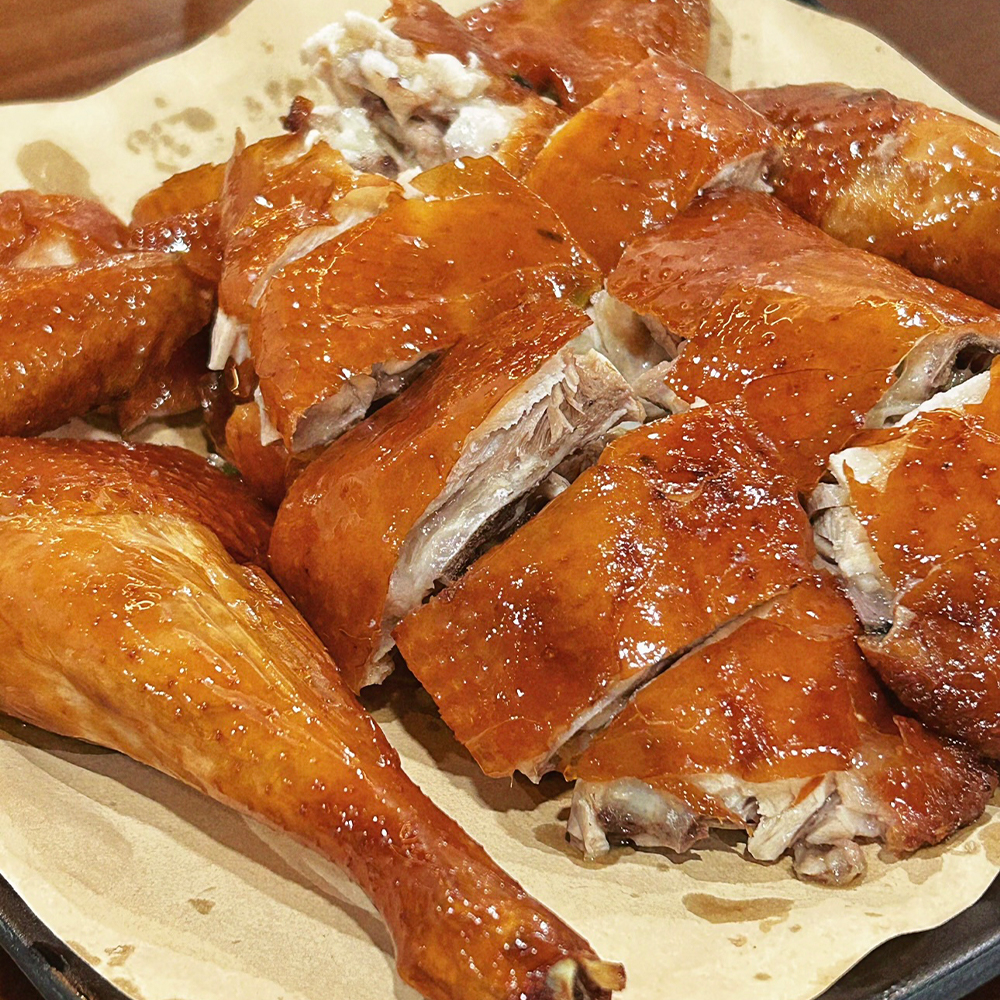 Roast duck served at Fat Boy Roasted Delights Chinese restaurant in Modesto.