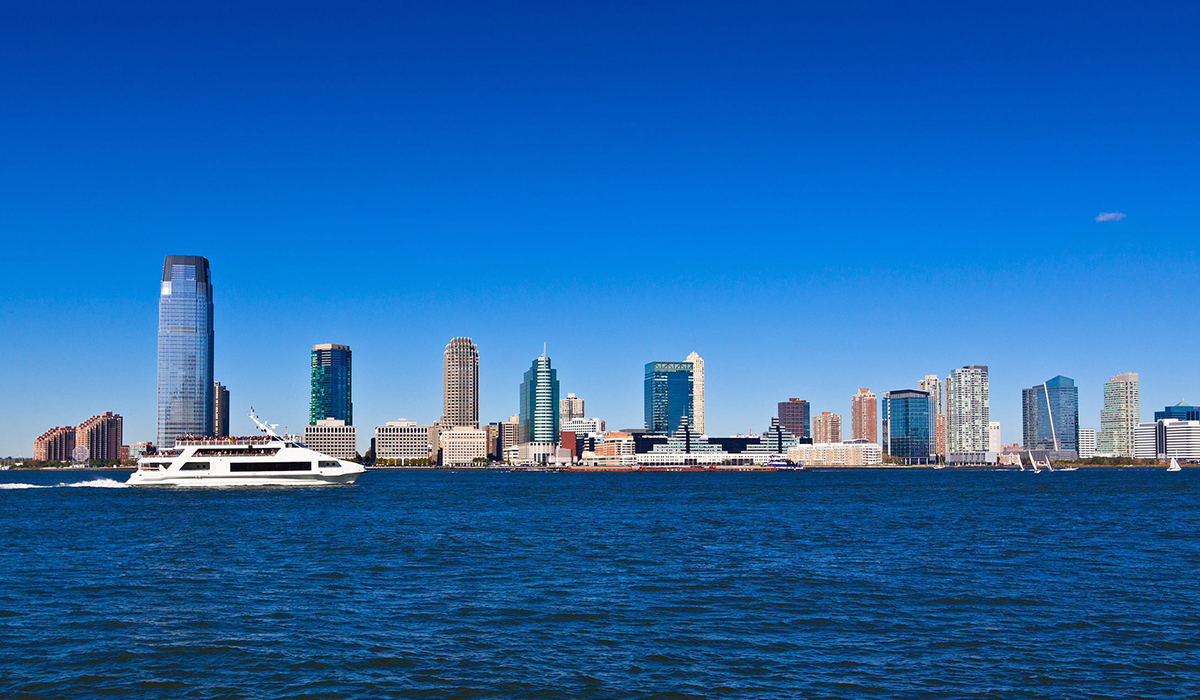 New Jersey city skyline view