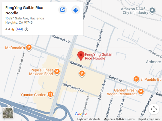 Location, 15827 Gale Ave, Hacienda Heights, CA 91745