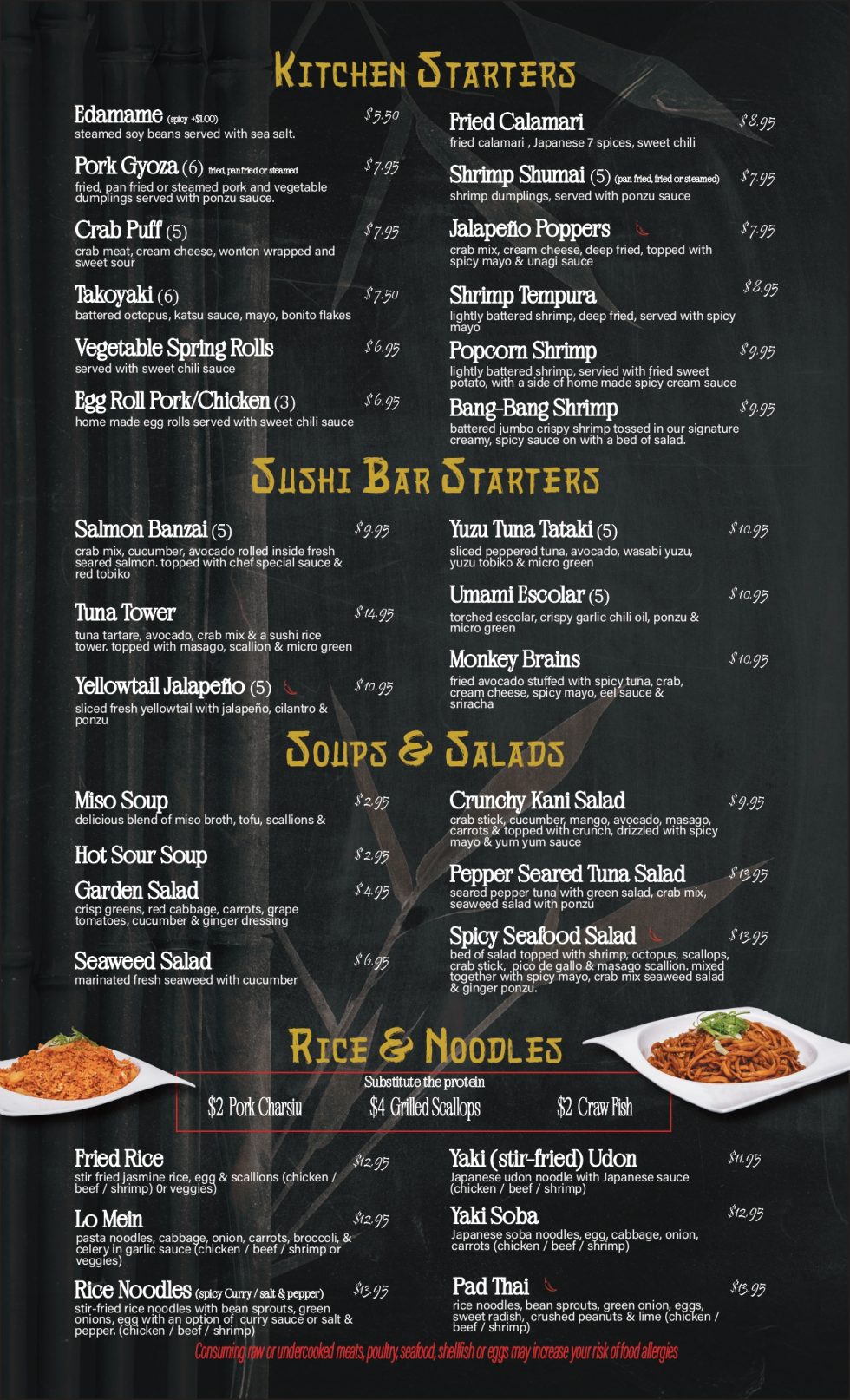 Fire Fish - Sushi Bar & Asian Bistro - Asian fusion restaurant | Online ...
