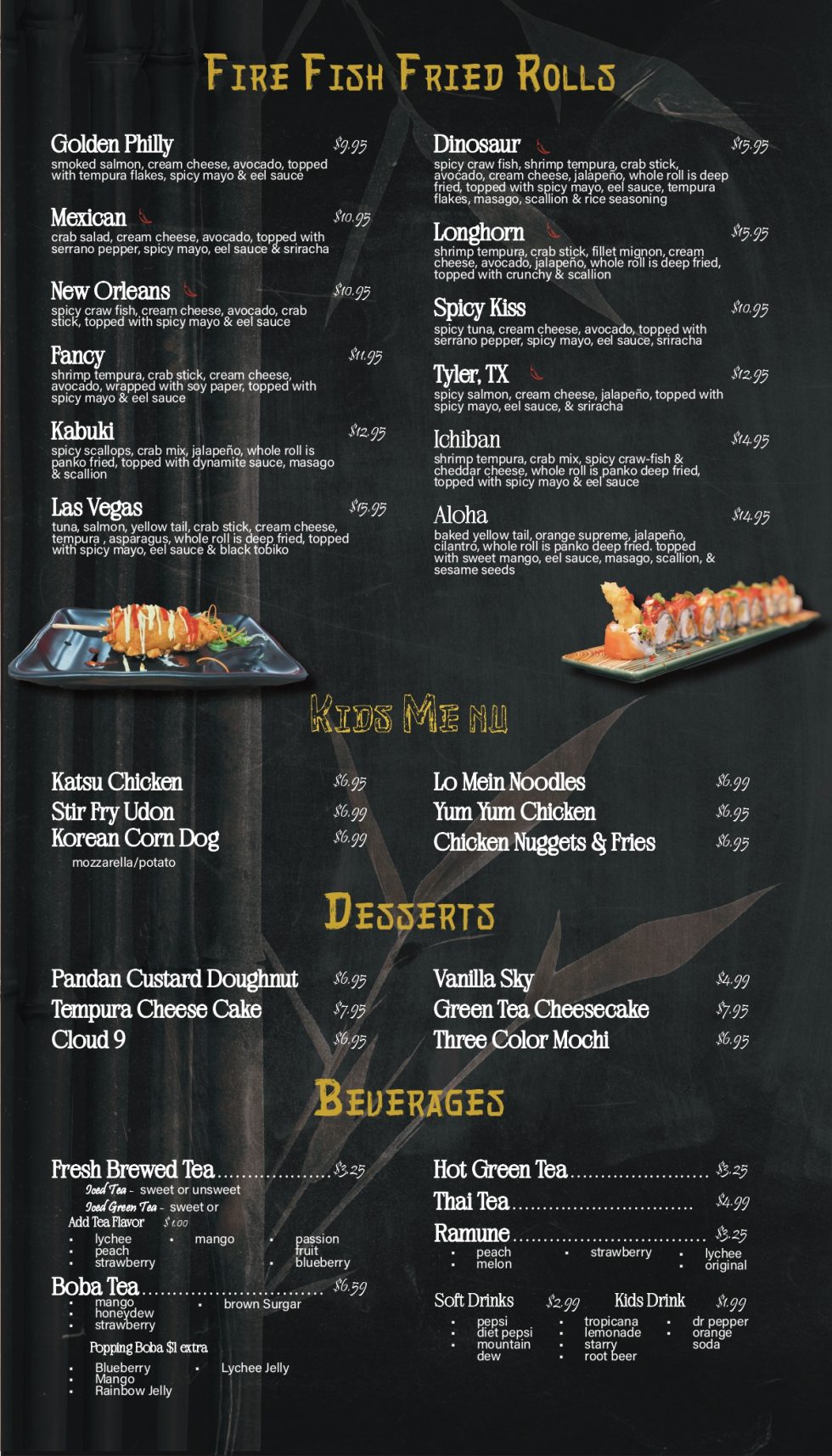 Fire Fish - Sushi Bar & Asian Bistro - Asian fusion restaurant | Online ...