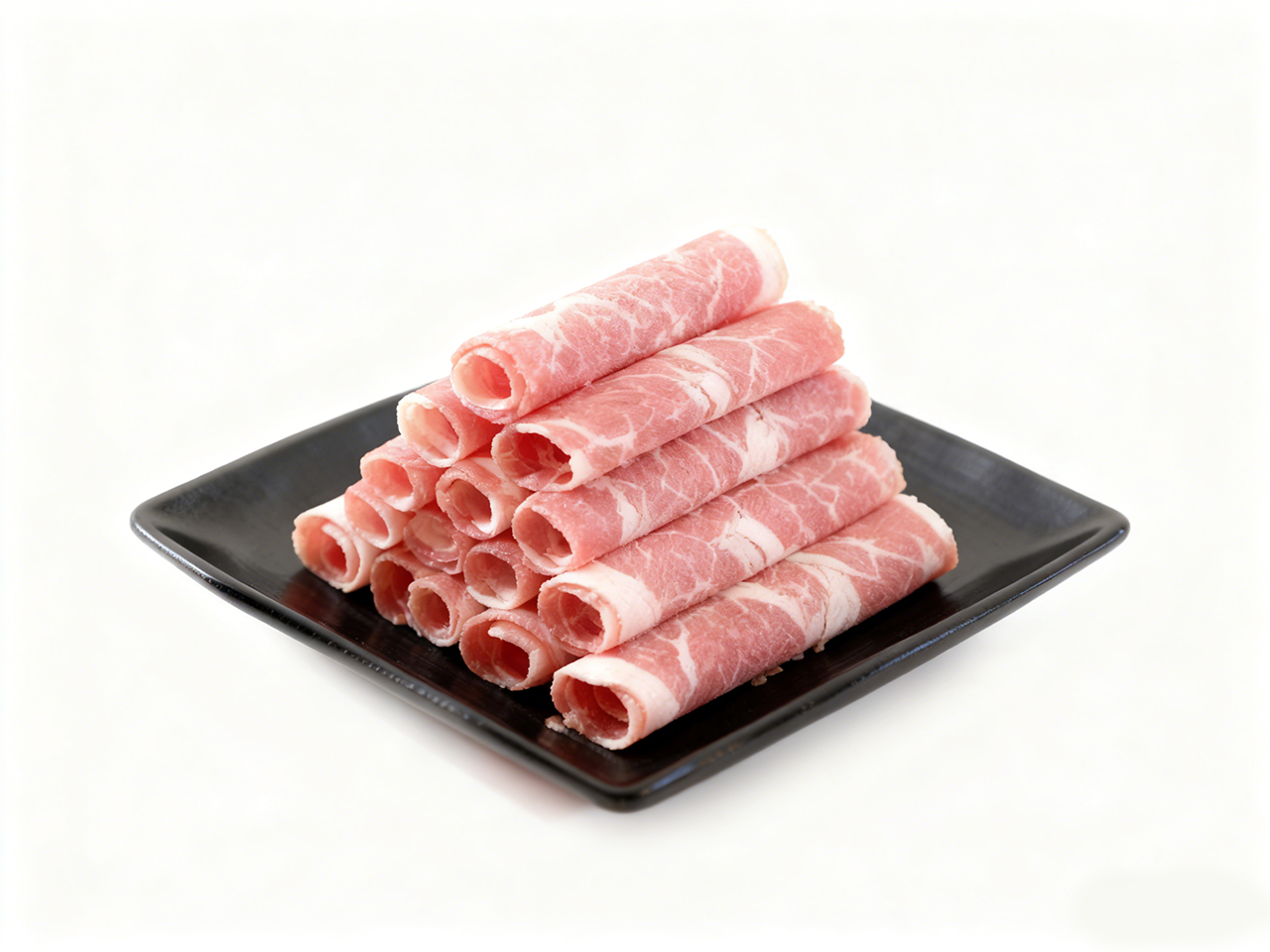 Sliced lamb rolls at FirePot Korean BBQ & Hot Pot, a Asian Restaurant in Grand Forks