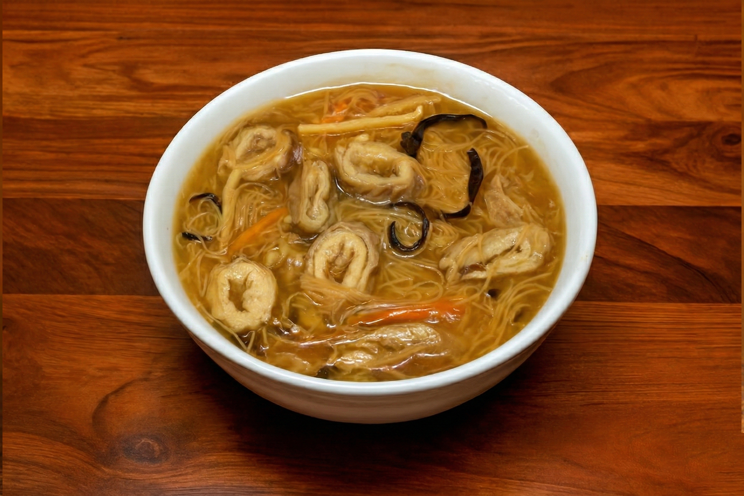 Pork Intestine Misua at OK Canaan Taiwanese Gourmet, Taiwanese-Style Restaurant in Flushing