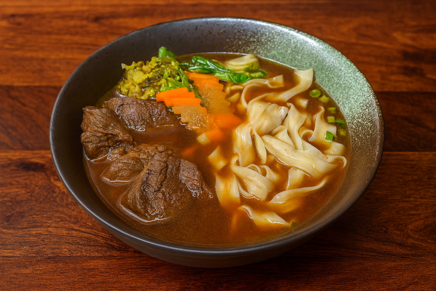 Taiwanese Braised Beef Noodle Soup at OK Canaan Taiwanese Gourmet, Taiwanese-Style Restaurant in Flushing