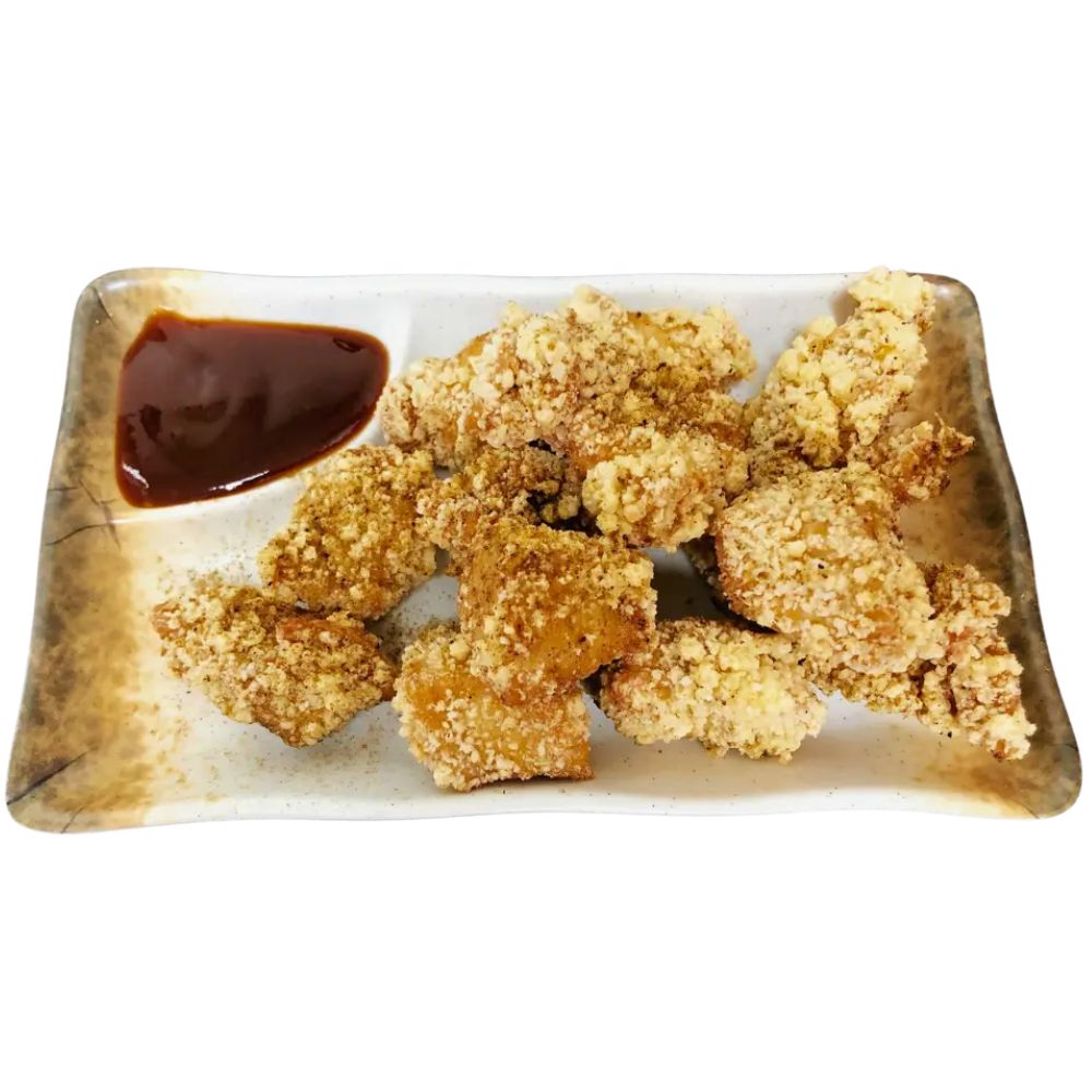 Foody-Bowl-Restaurant-Japanese-Restaurant-Crispy-Chicken-Bites-with-BBQ-Sauce-Ocala Crispy chicken bites with BBQ sauce at Foody Bowl Restaurant, a Japanese Restaurant in Ocala