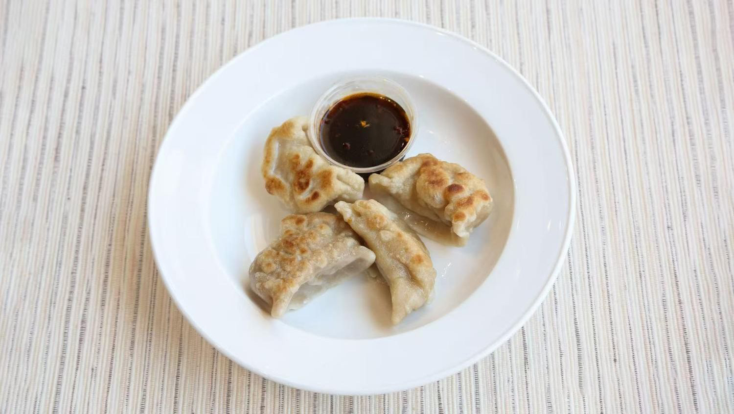Potstickers at Fortune Cookie, a Kosher Chinese Restaurant in Oakhurst