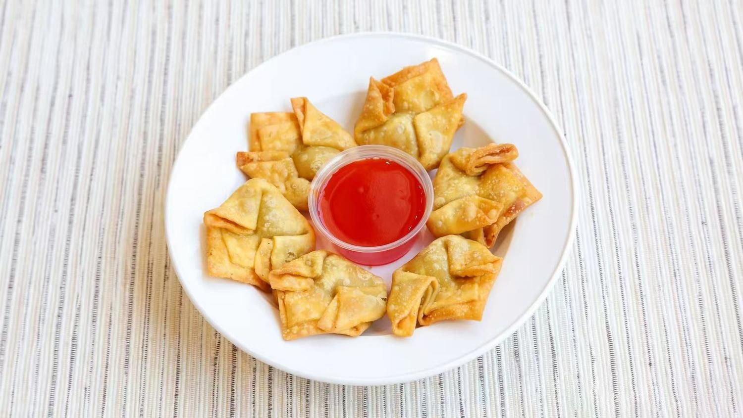 Fried Wontons at Fortune Cookie, a Kosher Chinese Restaurant in Oakhurst