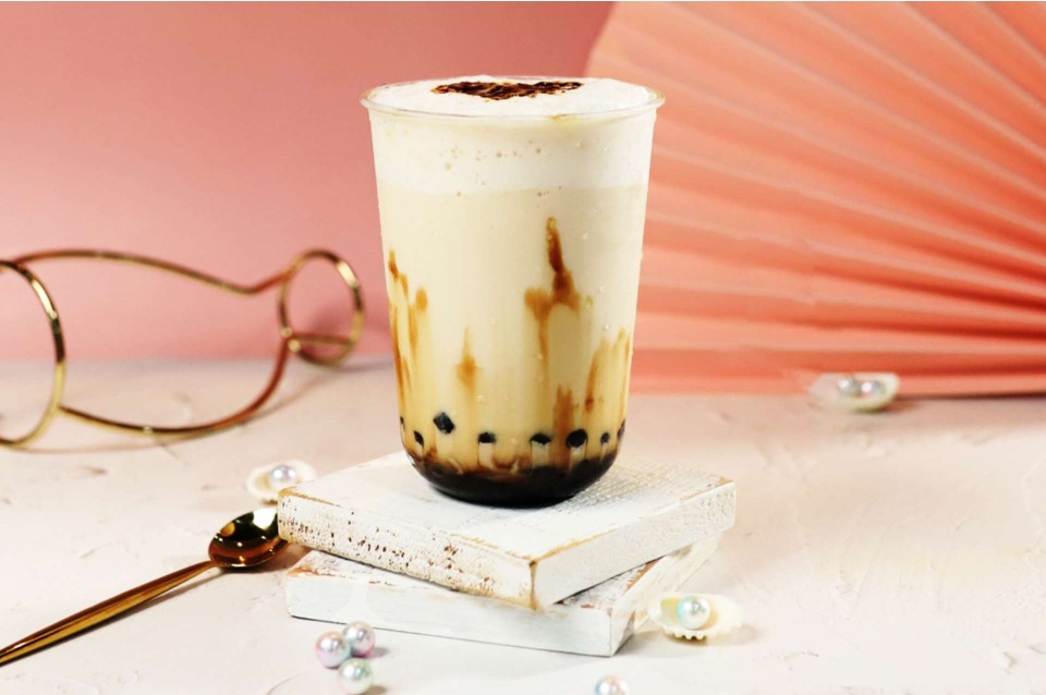 Brown Sugar Milk Tea at Fresh Ó Tea, Bubble Tea Shop in Princeton