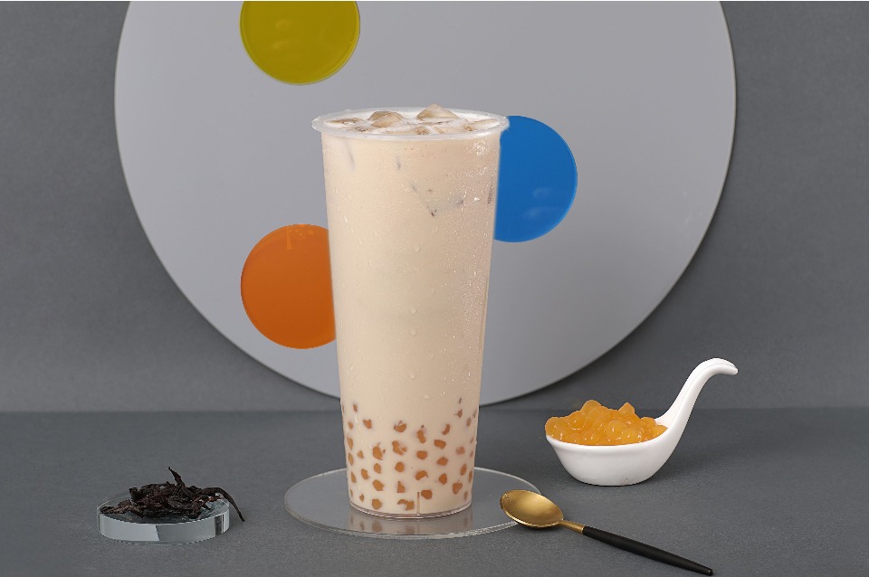 Signature Milk Tea at Fresh Ó Tea, Bubble Tea Shop in Princeton