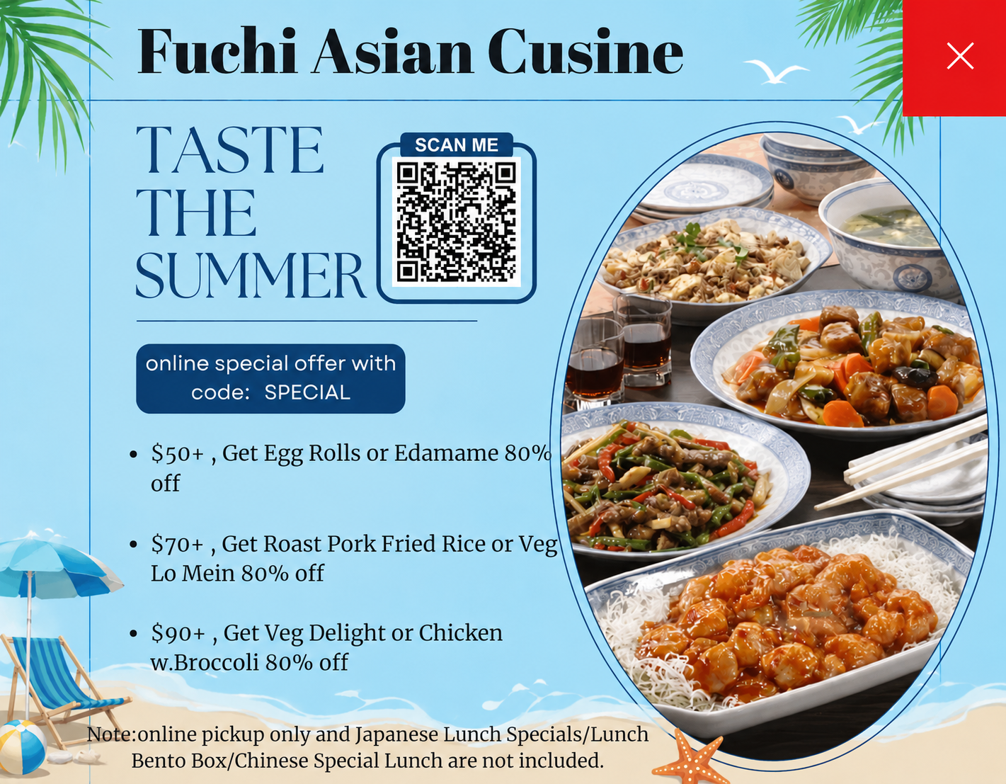 fuchi asian cuisine online special