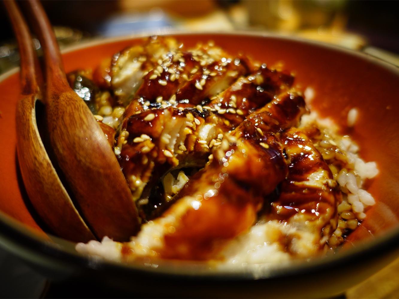 Fuji-Asian-Bistro-Asian-Fusion-Restaurant-Unagi-Donburi-Wayne Grilled eel with teriyaki sauce over rice at Fuji Asian Bistro, a Asian Fusion Restaurant in Wayne