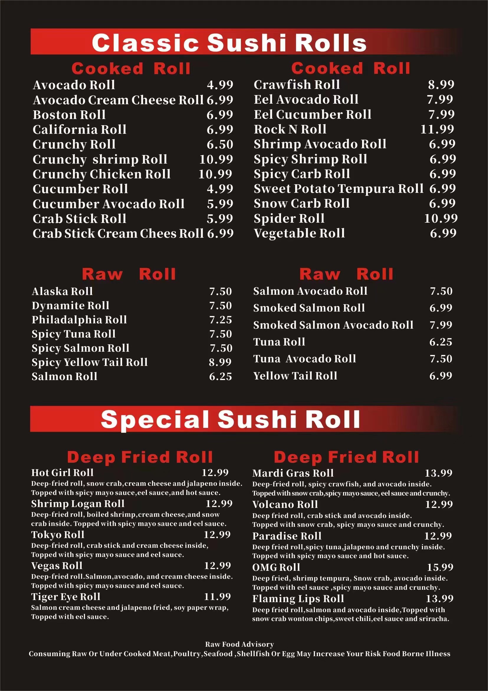 Fuji Steak House & Sushi Japanese Order｜Baytown｜TX