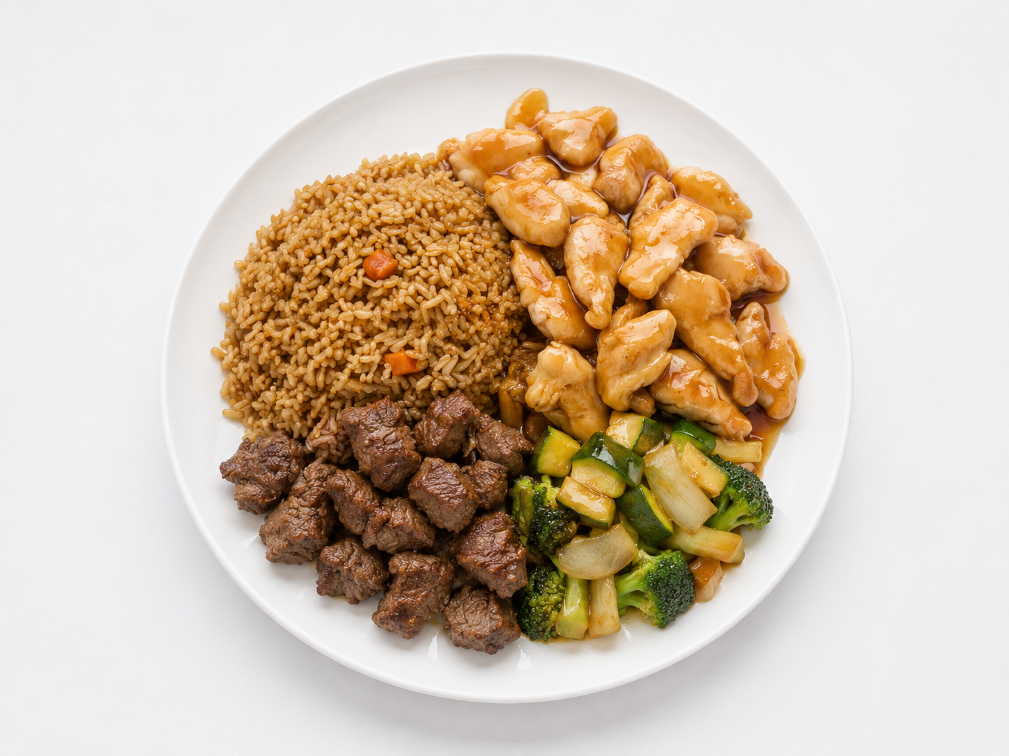 Hibachi Chicken and Steak Combo at Fuji Steakhouse, Japanese Restaurant in Lewisburg