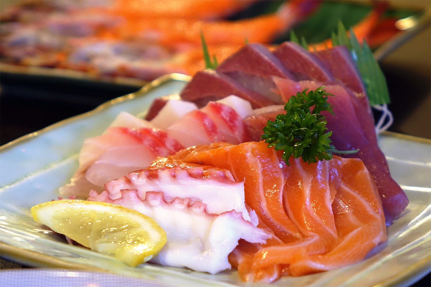 Sashimi at Fuji Sushi Bar Japanese Restaurant in Auburn