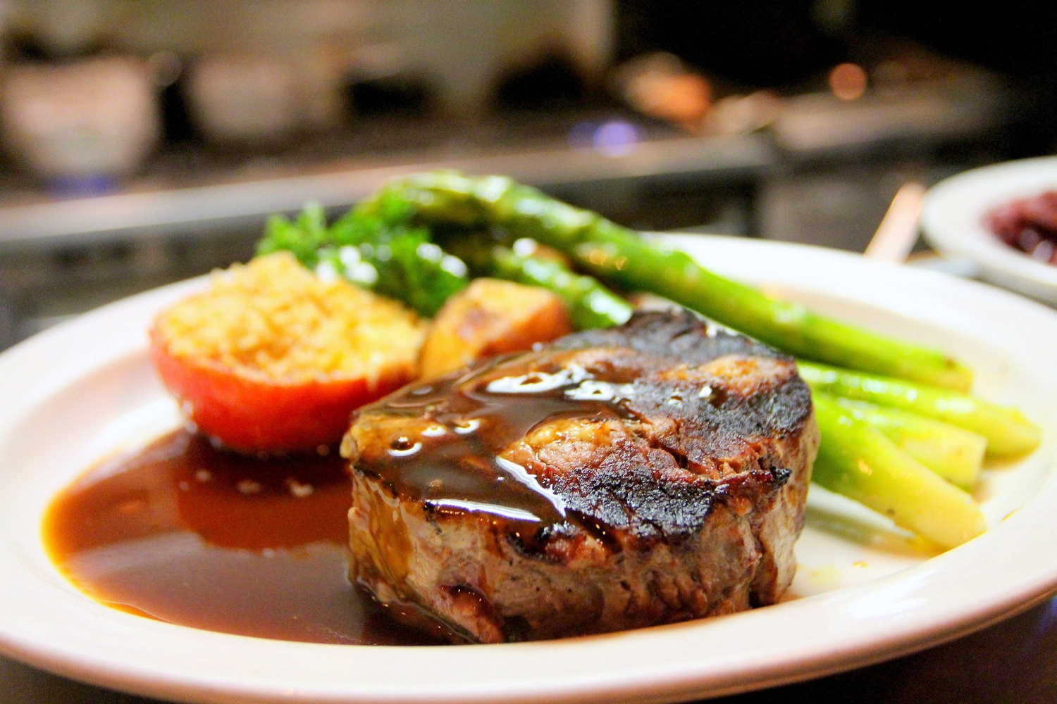 Teriyaki steak at Fuji Sushi Bar Japanese Restaurant in Auburn