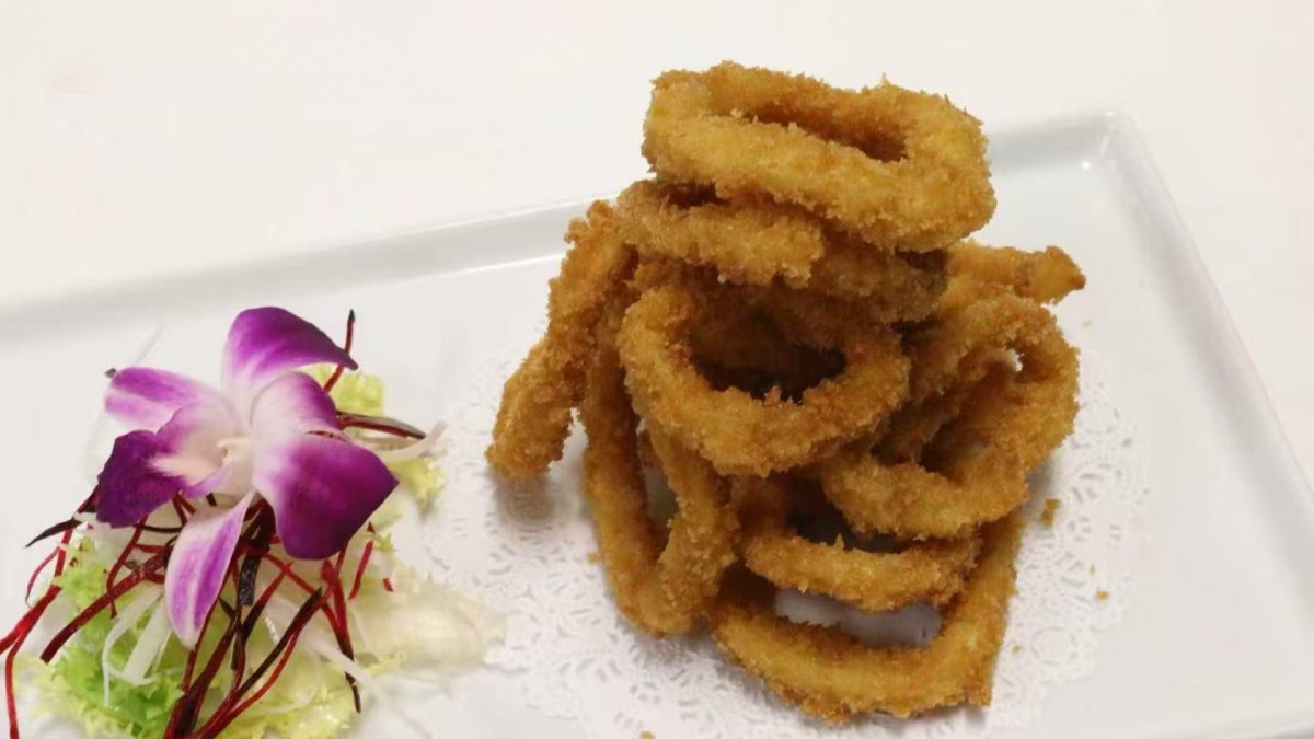 ika kari age at Fujiyama，a Japanese Restaurant in Brookfield