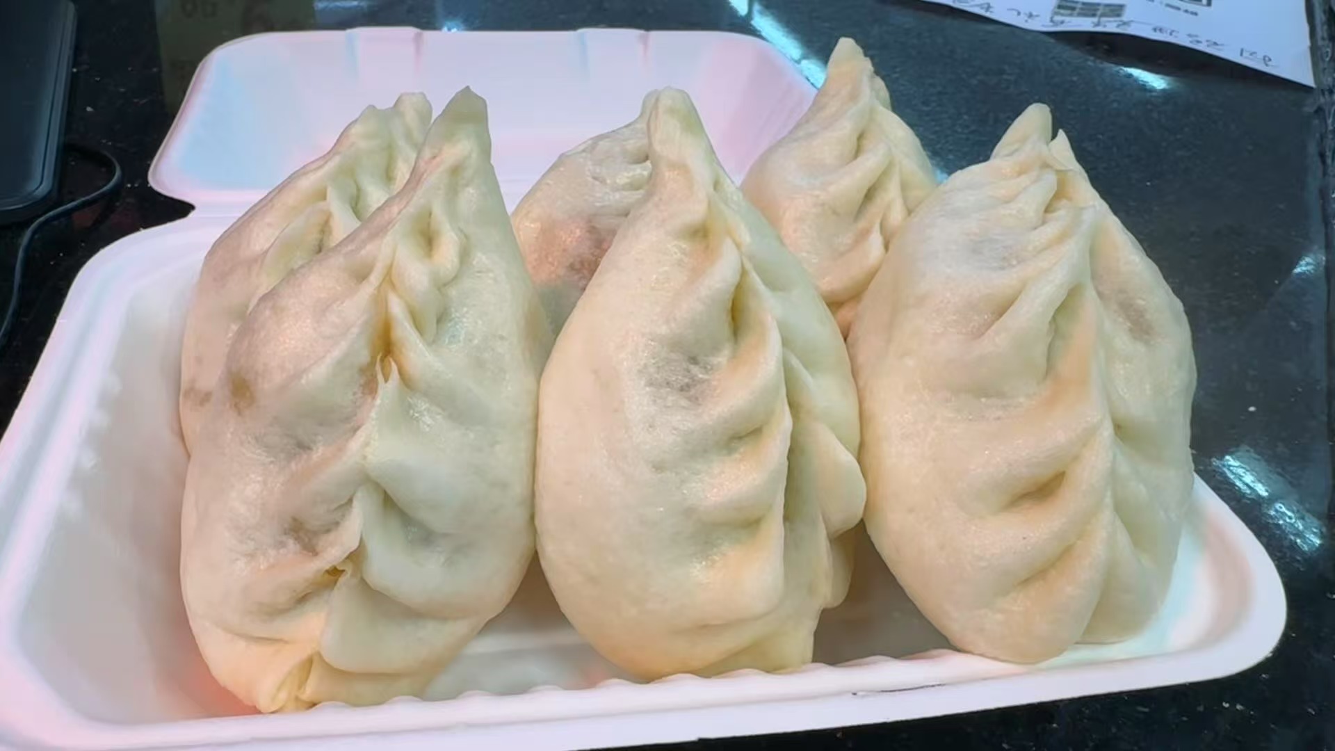 Steamed buns from BAO CO, a Chinese restaurant in Alhambra