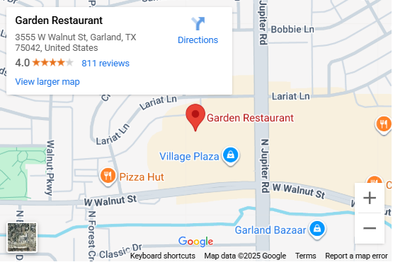 Location, 3555 W Walnut St, Garland, TX 75042