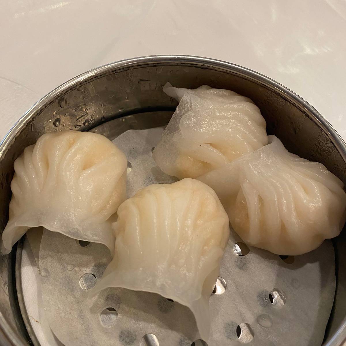 Shrimp Dumplings dim sum at Garden Restaurant，a Chinese Restaurant in Garland