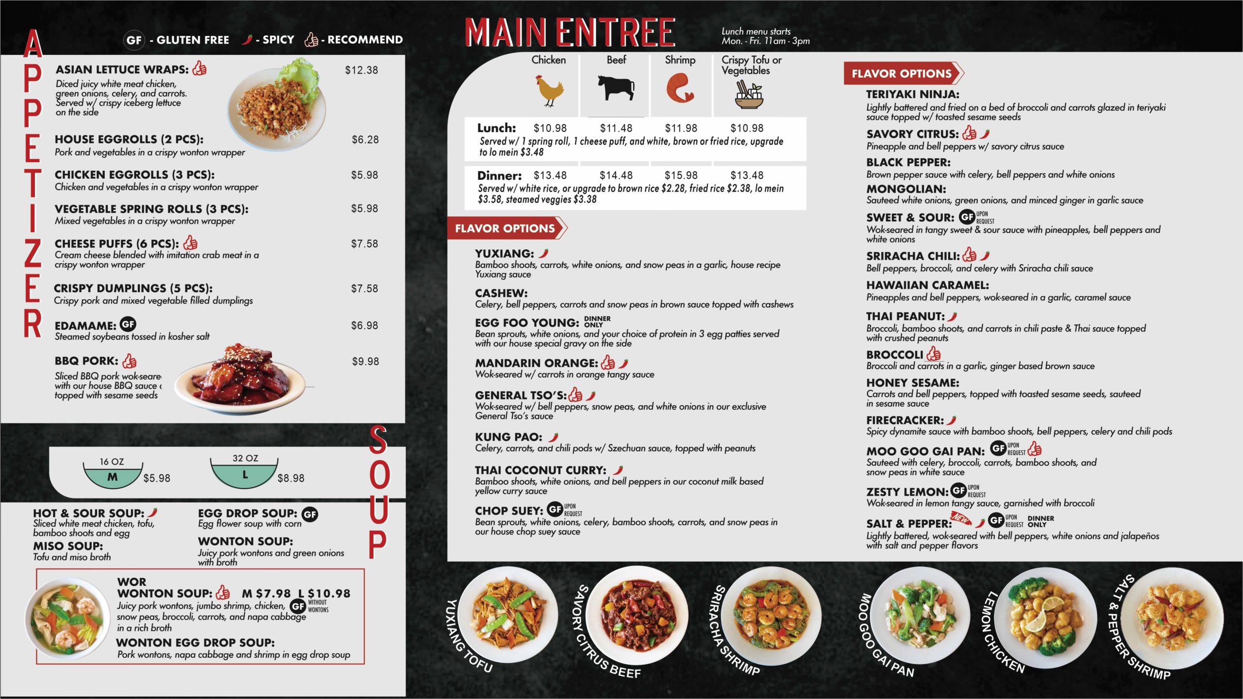 Scaled Digital Image of TV Menu 1224A