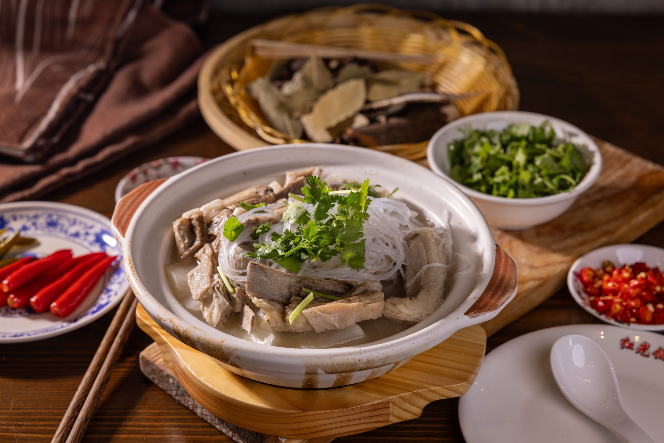 Lamb short ribs with white carrot at Glowing Pie Pancake Restaurant in Rowland Heights