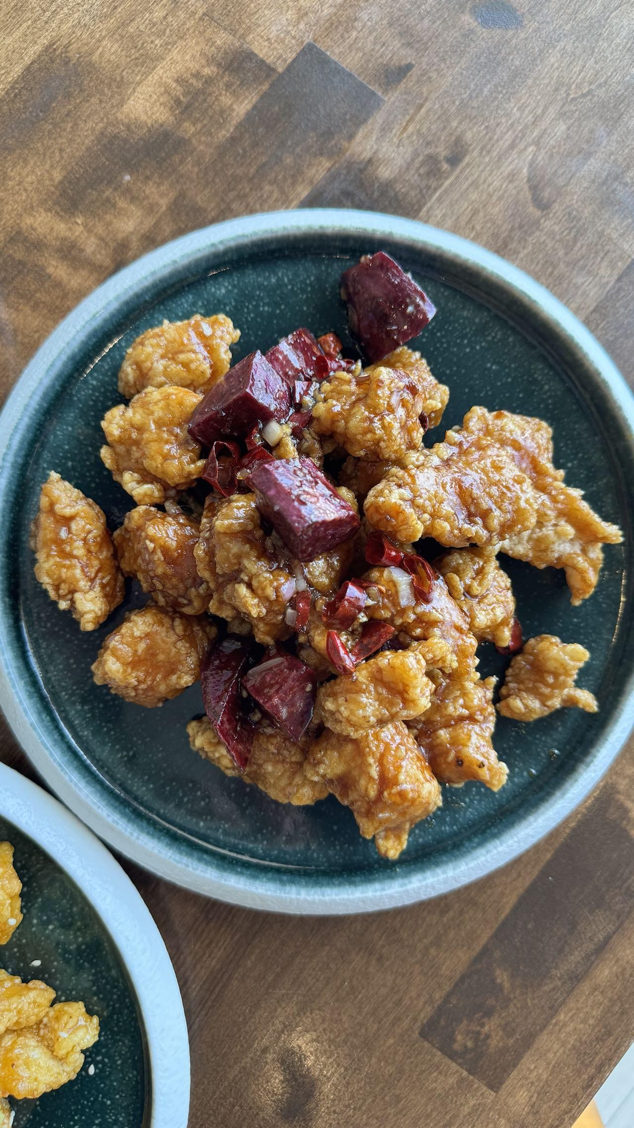 Dry-fried Purple Sweet Potato Chicken at GO CHICKEN，a Chinese Restaurant in San Francisco