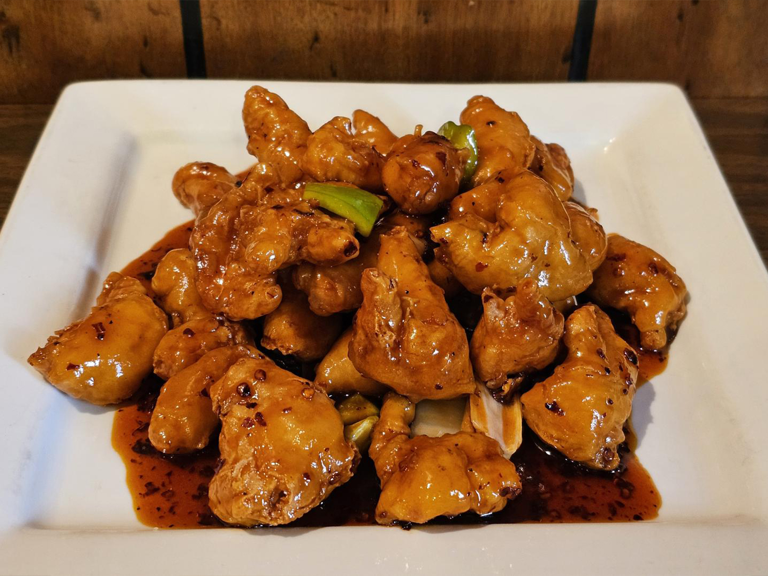 General Tso's chicken at China Village Chinese Restaurant in Jerome