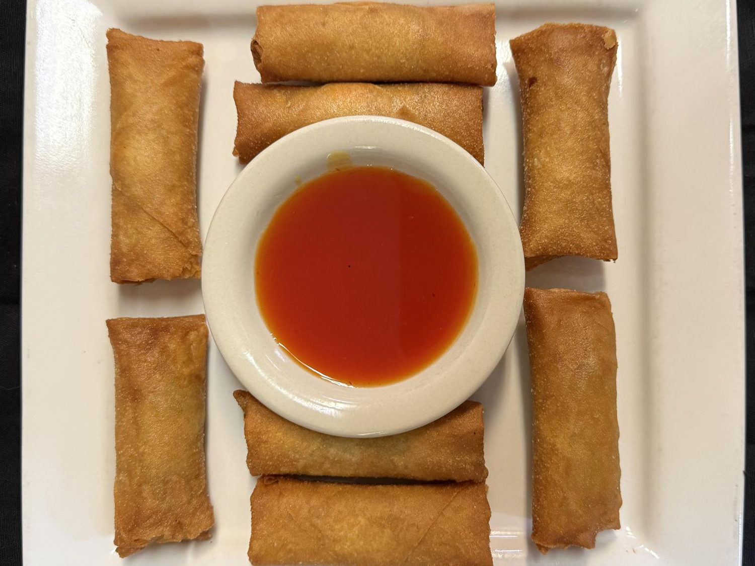 Egg rolls at China Village Chinese Restaurant in Jerome