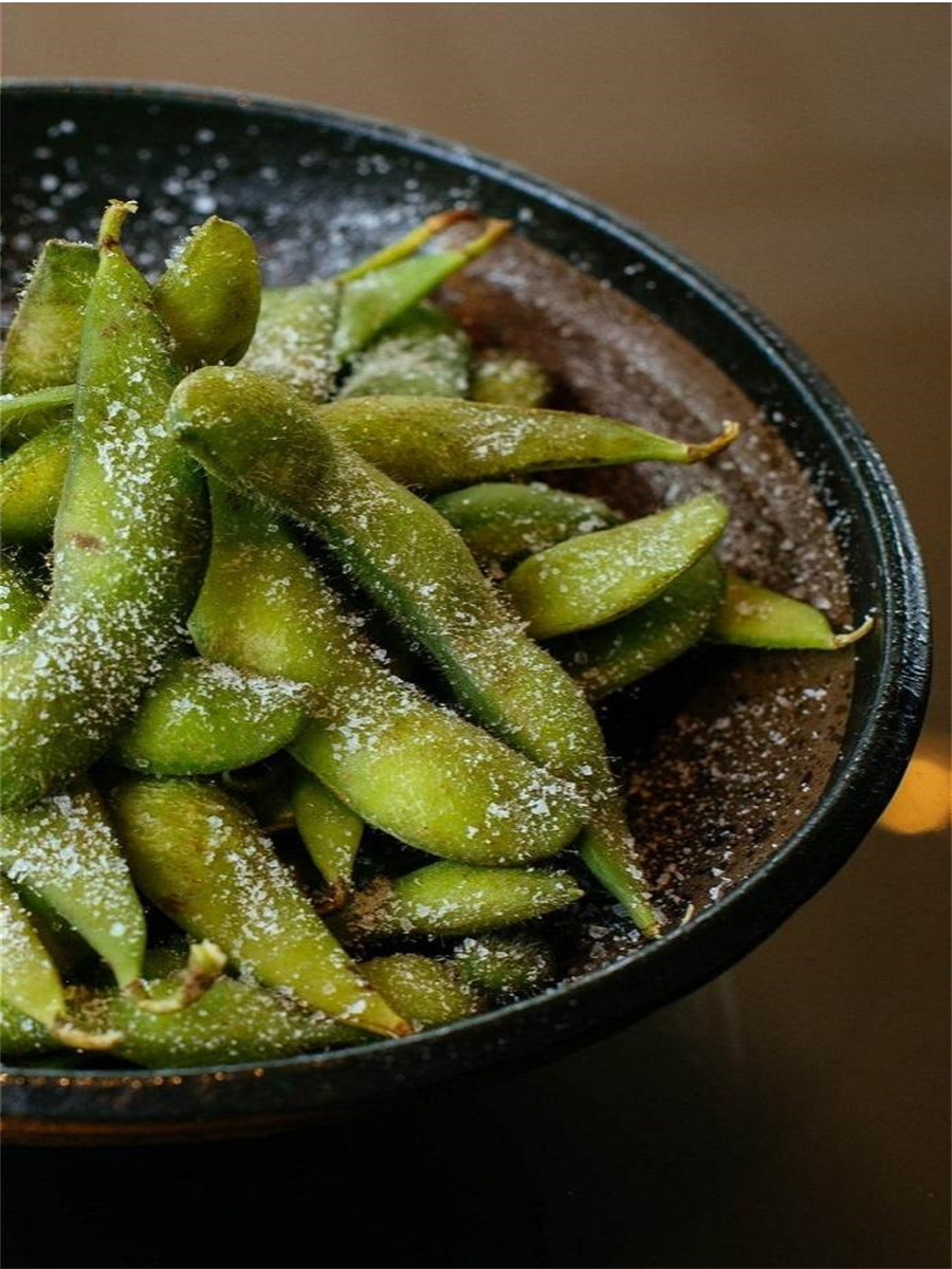 Salted Edamame at Gokumi, Japanese Restaurant in Hazel Green