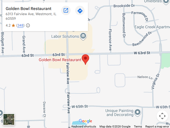 Location, 6313 Fairview Ave, Westmont, IL 60559