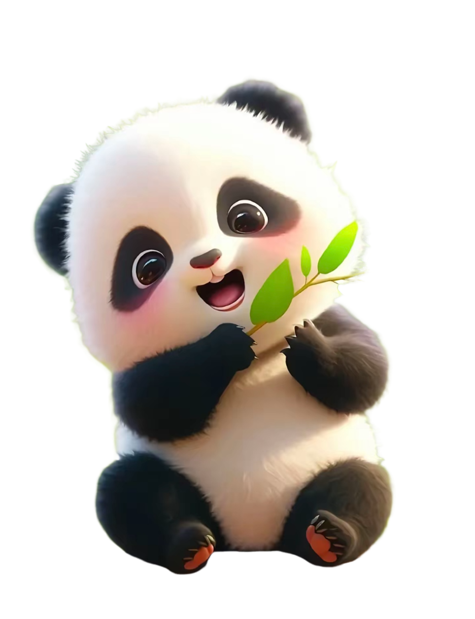 Here's the restaurant logo, with the panda as the symbol