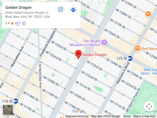 Location, 2060 Adam Clayton Powell Jr Blvd, New York, NY 10027