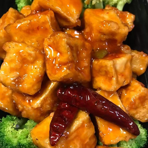General Tso’s Tofu at Golden Great Wall, a Chinese Restaurant in Maple Glen
