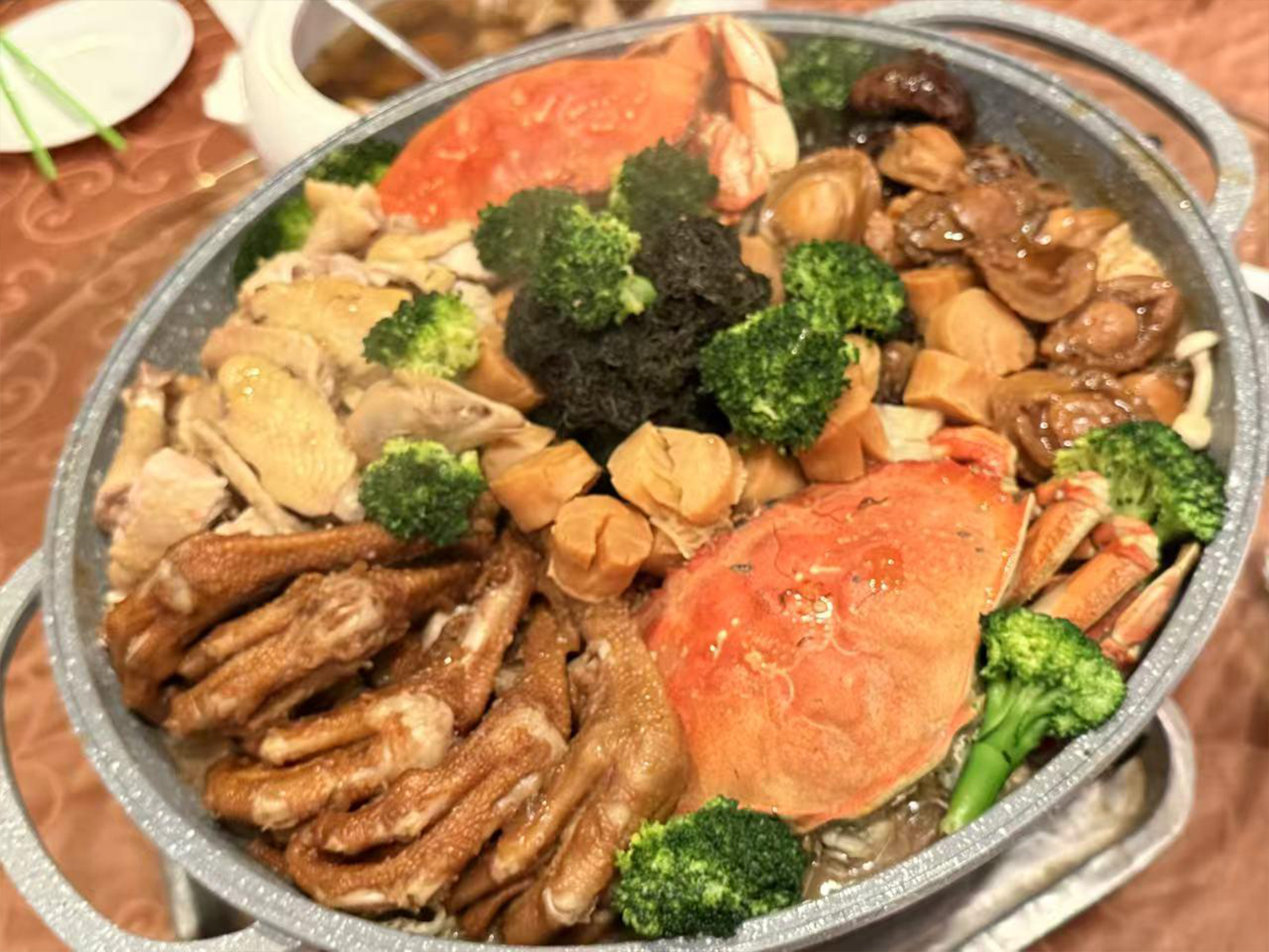 Seafood and Chicken Feet Hot Pot at Gold Garden, Chinese Restaurant in Portland