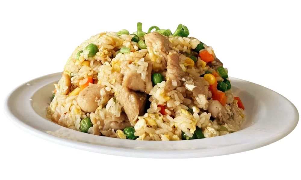 Chicken Fried Rice Rice stir - fried with chicken and veggies at Chop Asian Kitchen, a Asian restaurant in Yucaipa