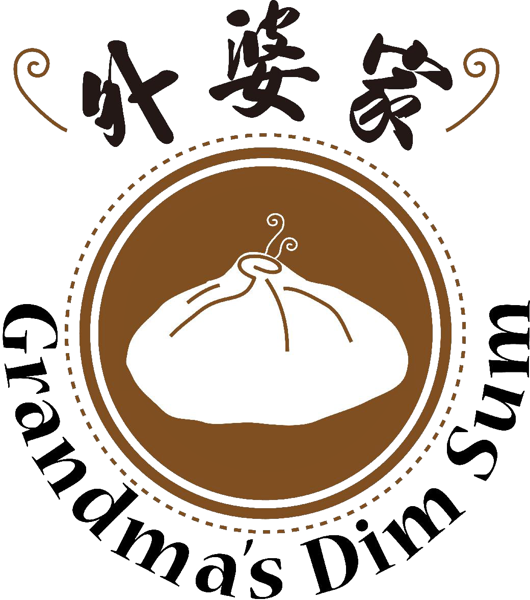 circular logo with soup dumpling icon at Grandma's Dim Sum, a Chinese Restaurant in Flushing