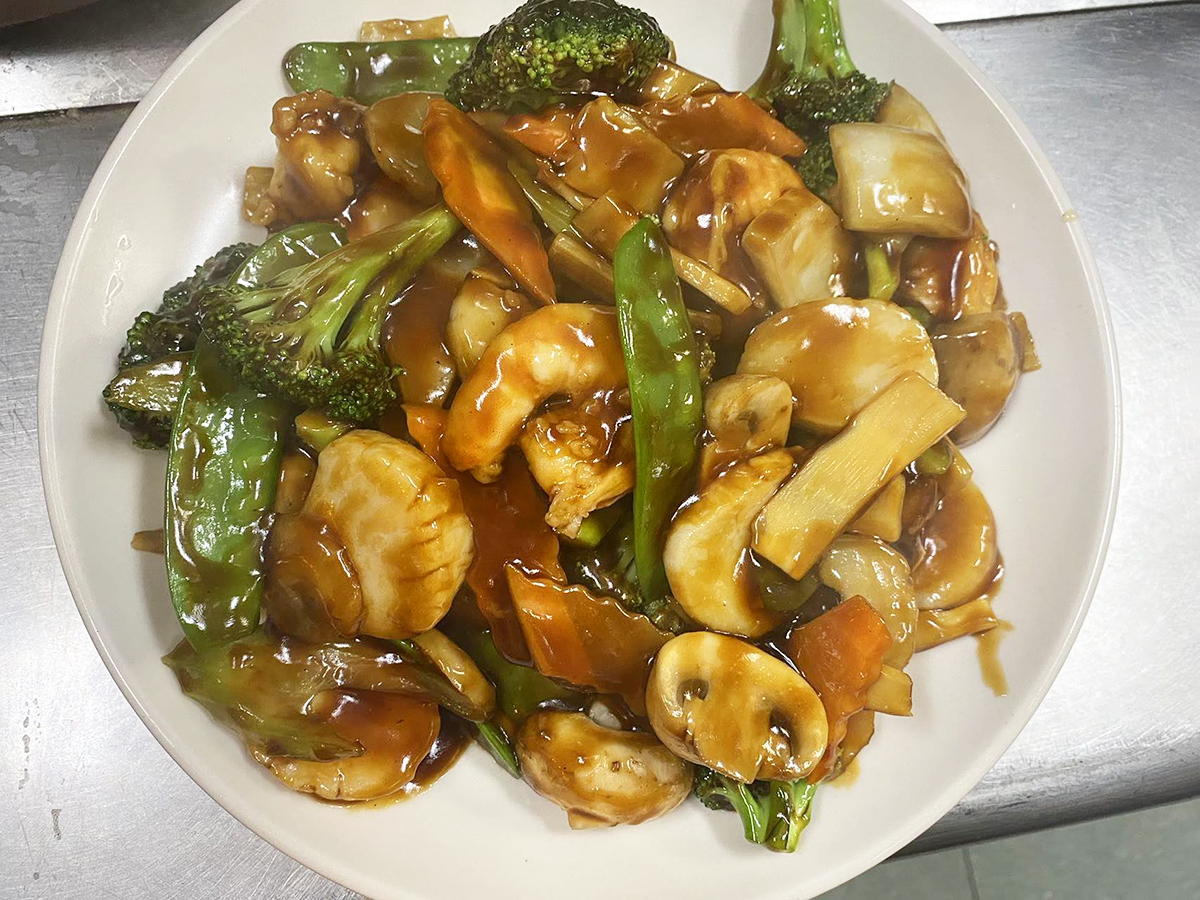 Great-Dragon-Chinese-Restaurant-Scallop & Shrimp-w.Mixed-Veg-Ashland Scallop & Shrimp w.Mixed Veg at Great Dragon,a Chinese Restaurant in Ashland