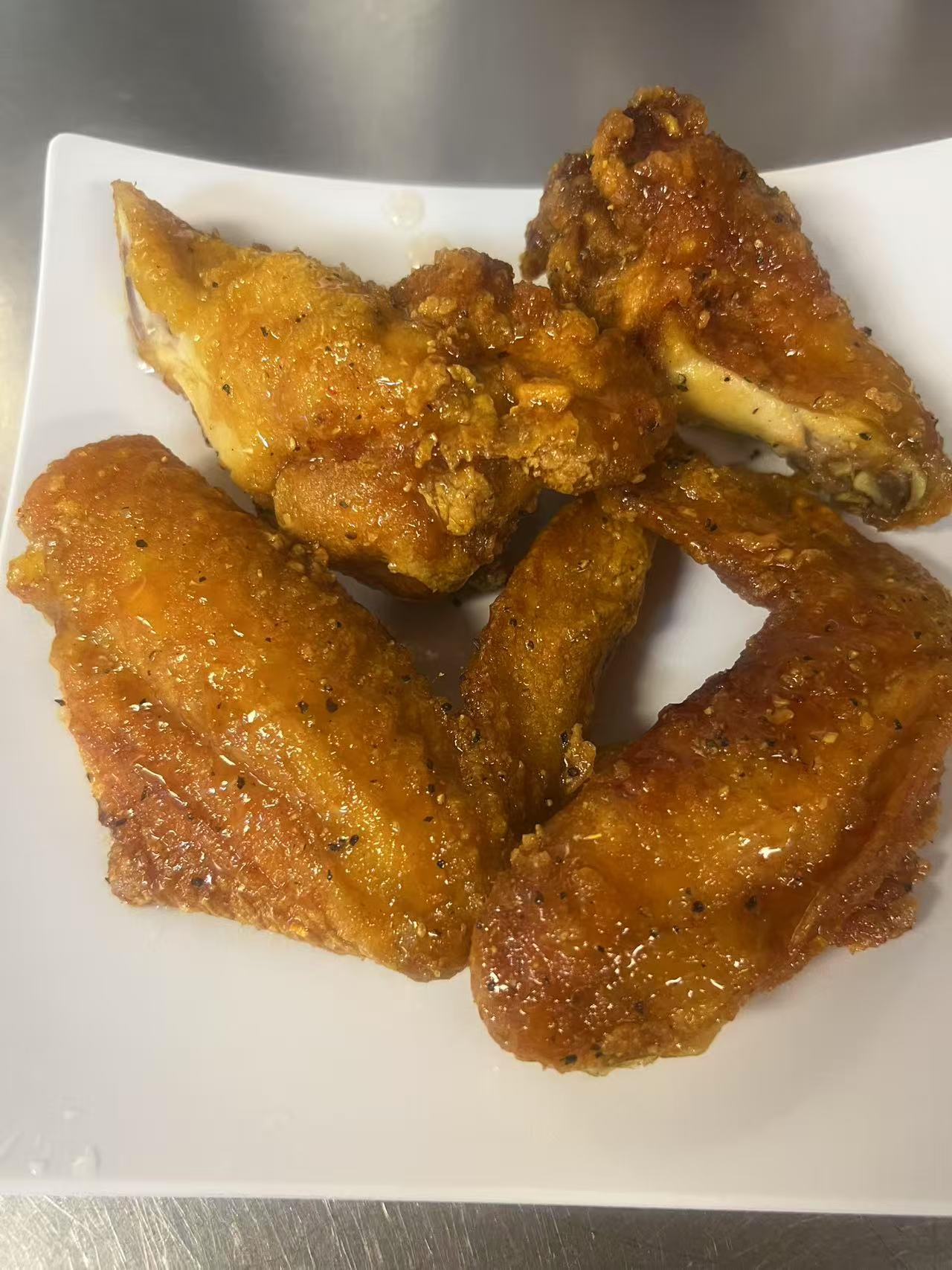 Honey lemon pepper wings at Green Jade,a Chinese Restaurant in Depew.