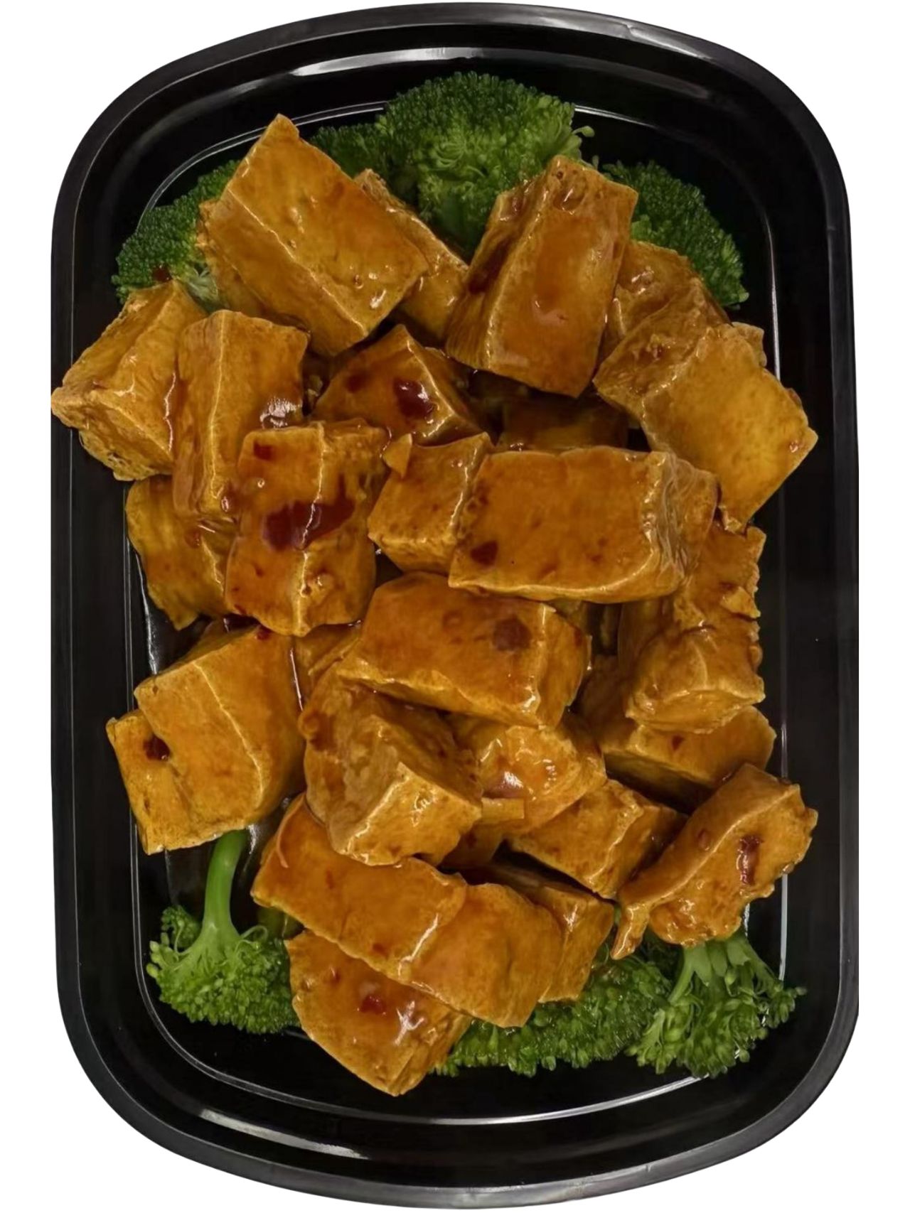 Flavorful Zuo Zong tofu with broccoli at Green Jade,a Chinese Restaurant in Depew.