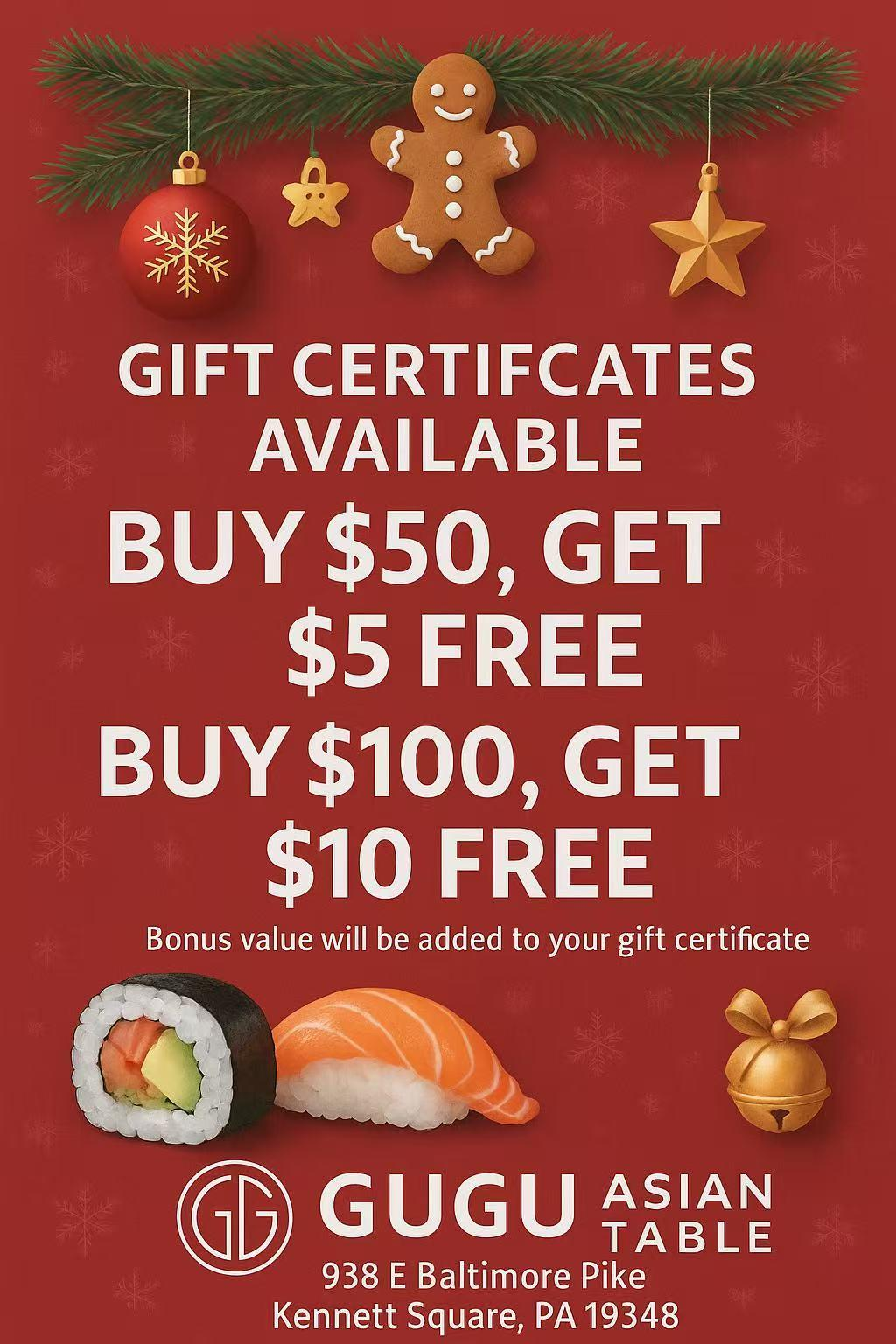 Restaurant Promotion Notice