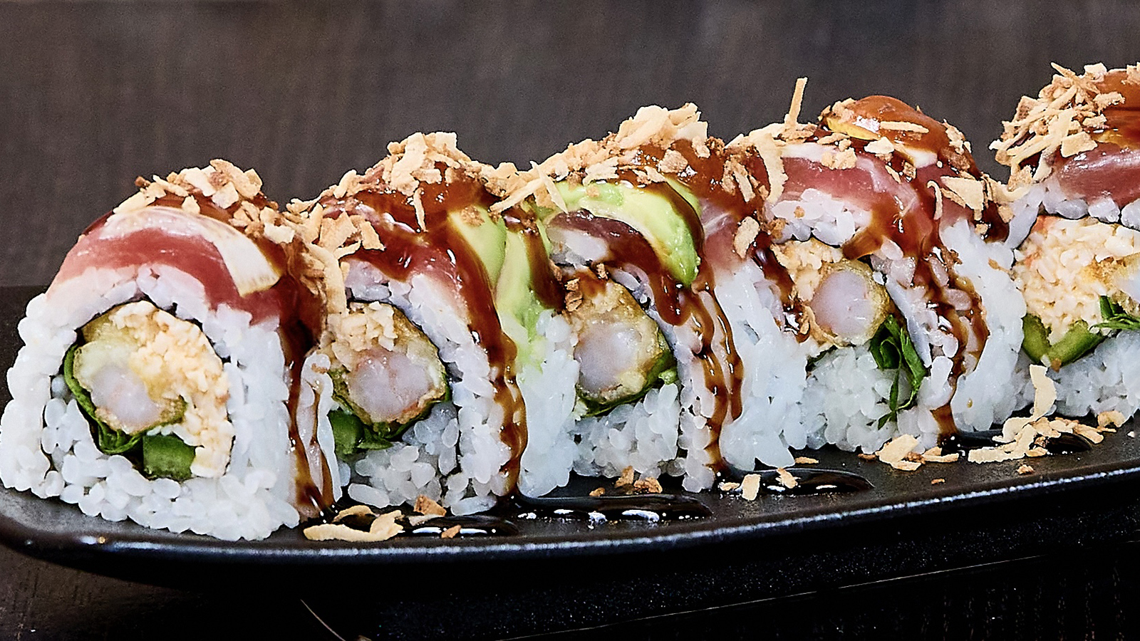 Tuna and Avocado Sushi at Gyuto Sushi & Ramen，a Japanese Restaurant in Arlington