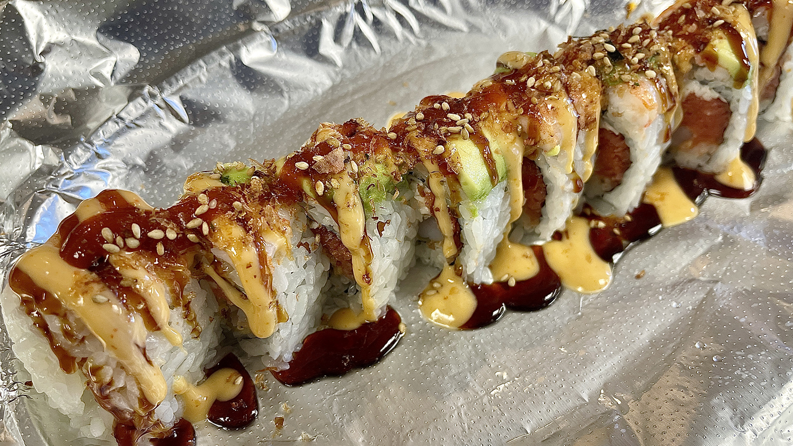 Teriyaki Sushi at Gyuto Sushi & Ramen，a Japanese Restaurant in Arlington