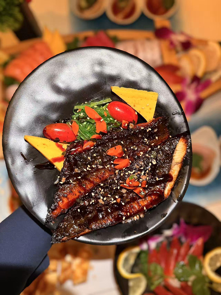 Unagi Fillet at Hanami Sushi，a Asian Restaurant in Austin