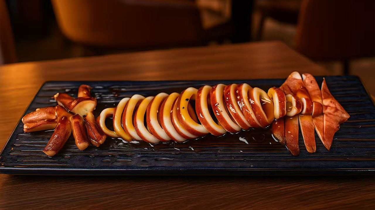 Grilled squid at Sushi Hana Japanese Restaurant in Savannah