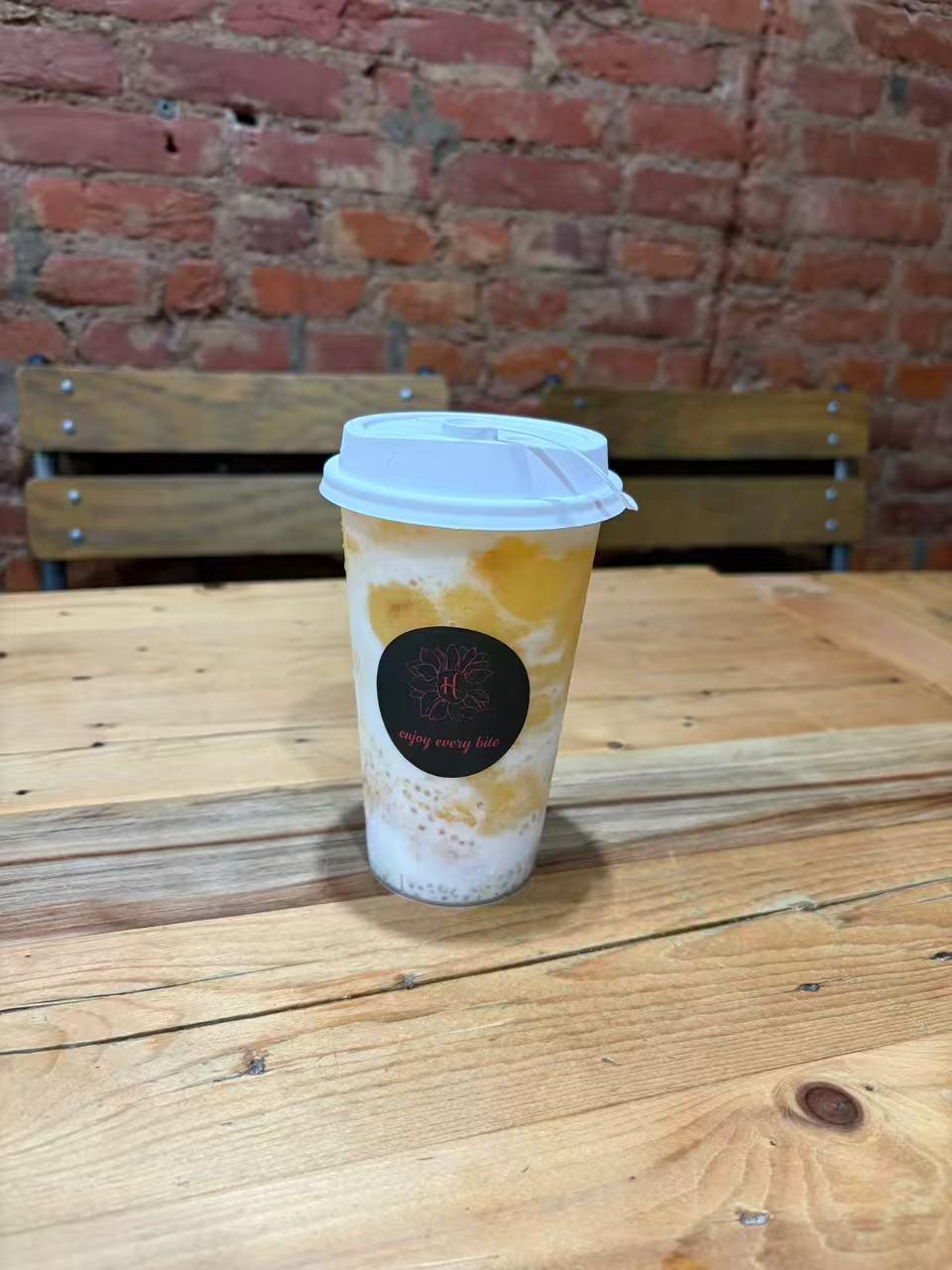 Mango Sago with Milk at Hannie Bite, Asian Restaurant in Philadelphia