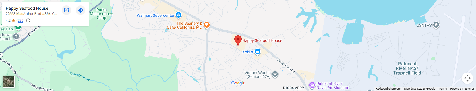 Location 22558 MacArthur Blvd #376, California, MD 20619