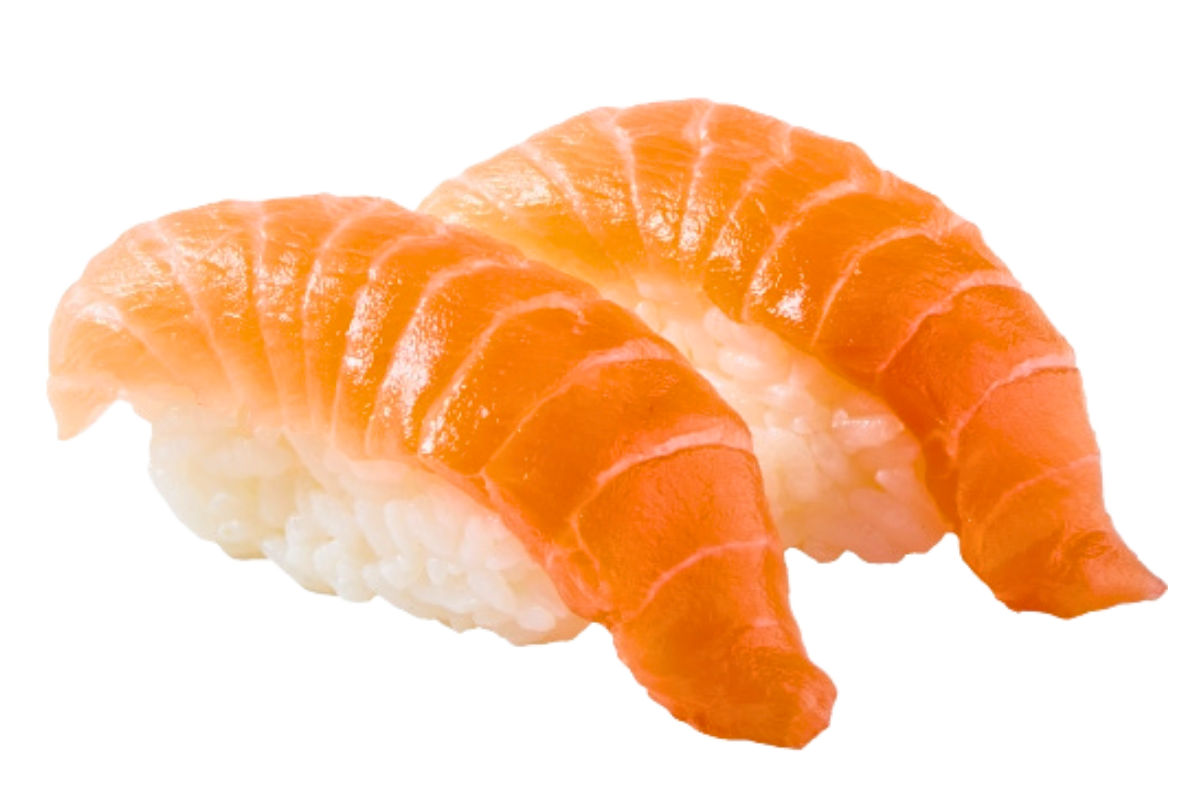 Salmon nigiri sushi at Haru, a Japanese Restaurant in MIDDLETON