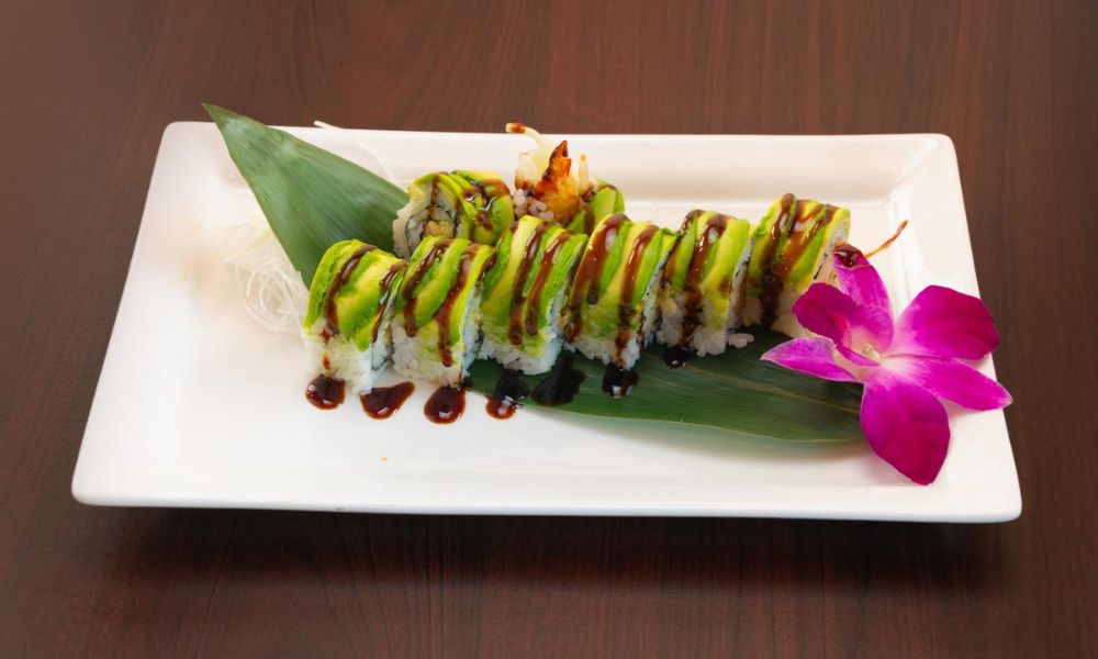 Long Island Beach Roll at Haru Sushi, a Japanese restaurant in Williamsburg