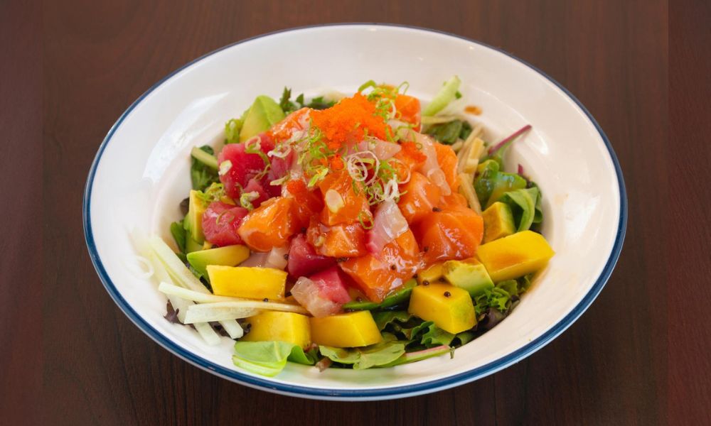Poke Salad at Haru Sushi, a Japanese restaurant in Williamsburg
